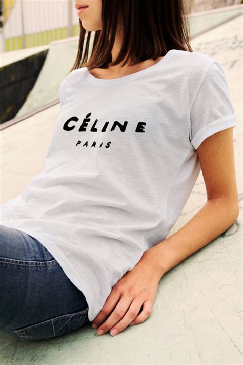 celine women tshirt|celine t shirt for sale.